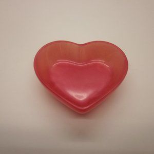 Pinkish Orangeish Small Heart Shape Trinket Bowl